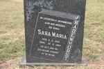 BADENHORST Sara Maria 1931-1987