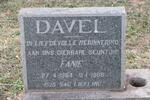 DAVEL Fanie 1964-1968