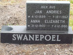 SWANEPOEL Jan Andries 1899-1962 & Anna Elizabeth 1900-1990