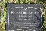 SALATI Iolanthe 1927-1997
