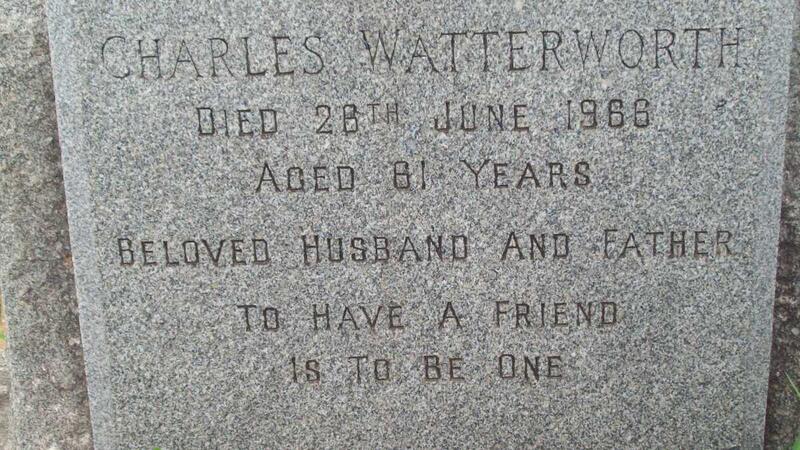 WATTERWORTH Charles -1966