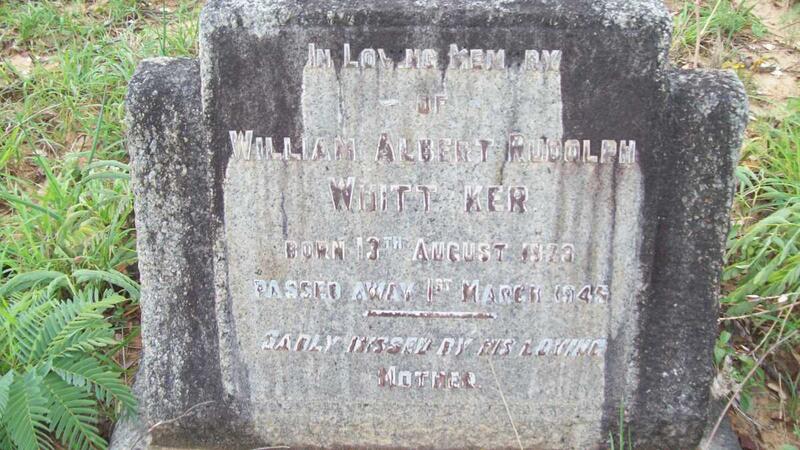WHITTAKER William ALbert Rudolph 1923-1945