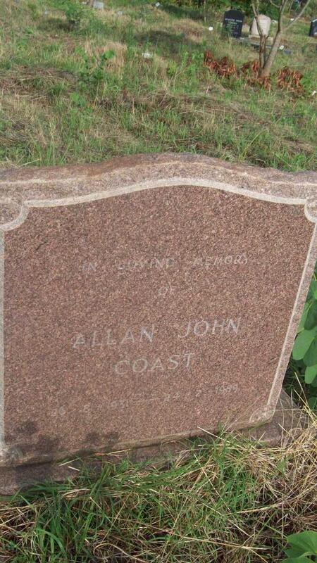 COAST Allan John 1931-1989