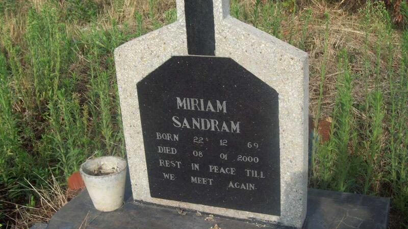 SANDRAM Miriam 1969-2000