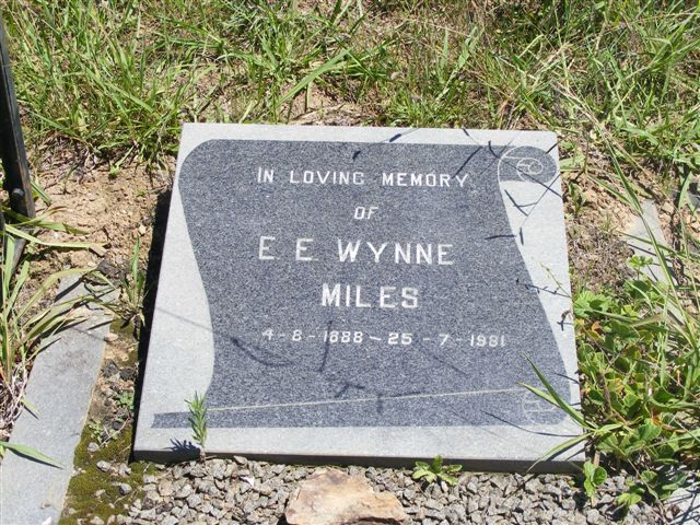 MILES E.E. Wynne 1888-1981