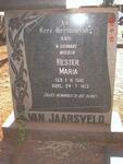 JAARSVELD Hester Maria 1902-1973