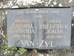 ZYL Frederick Johan, van 1902-1973 & Johanna Gertruida 1921-1972