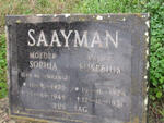 SAAYMAN Eusebius 1874-1951 & Sophia KLEYNHANS 1873-1948