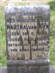 WYK Martha, van 1911-1936