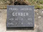 GERBER Frans Jacobus 1870-1925