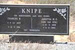 KNIPE Charles B. 1897-1981 & Janetta H.C. VAN WYK 1892-1983