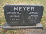 MEYER Christoffel Jacobus 1905-1981 & Johanna Cornelia VAN DYK 1907-1977