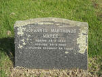 MAREE Johannes Marthinus 1895-1968
