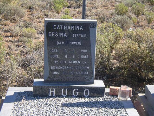 HUGO Catharina Gesina nee BRUWER 1918-1989
