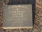 FRARA John Henry -1985 & Gerty -1991