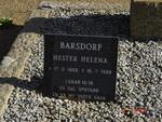 BARSDORF Hester Helena 1906-1998