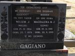 GAGIANO Willem J. 1914-1978 & Magdalena M.J. 1918-1999
