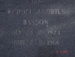 BASSON Rudolf Andries 1924-1966