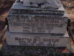 NORTJE Marthienis N. 1912-1923 :: NORTJE Martha M.C. 1927-1928