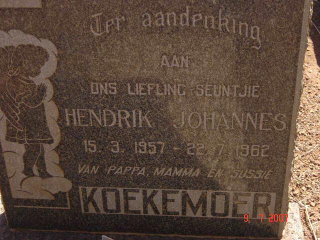 KOEKEMOER Hendrik Johannes 1957-1962