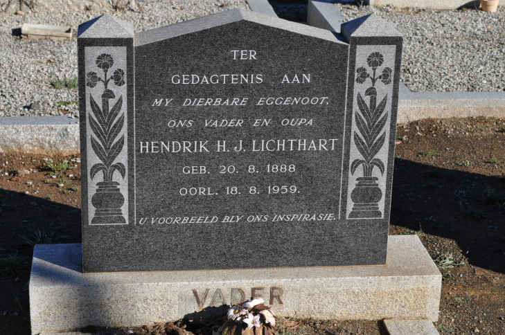 LICHTHART Hendrik H.J. 1888-1959