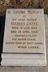 JAFFE Harres 1863-1933