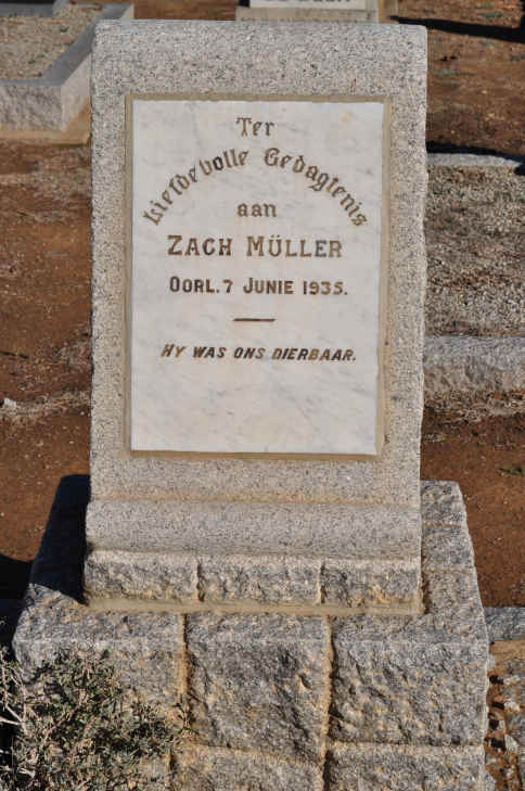 MULLER Zach -1935
