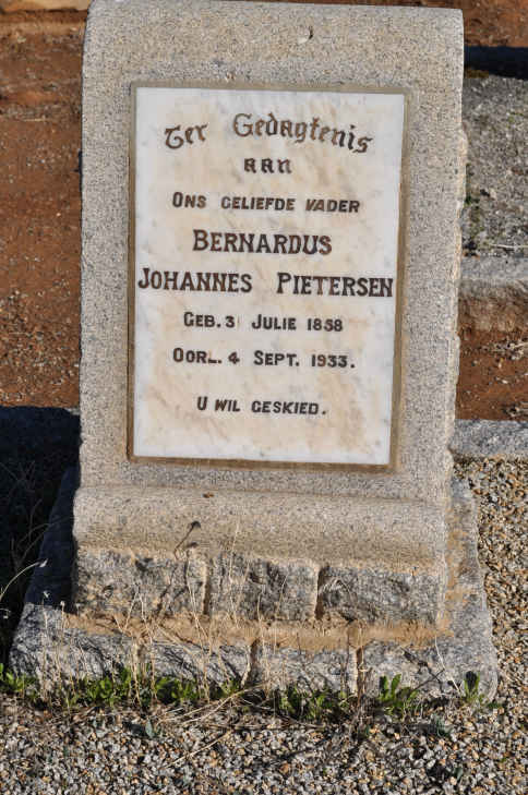 PIETERSEN Bernardus Johannes 1858-1933