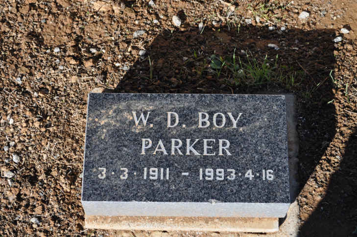 PARKER W.D. Boy 1911-1993