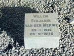 MERWE Willem Benjamin, van der 1913-1976