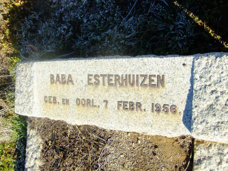 ESTERHUIZEN Baba 1956-1956