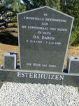 ESTERHUIZEN D.S. Dawid 1923-1996