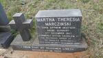 MARCZINSKI Martha Theresia nee ZIPPNOW 1907-1988