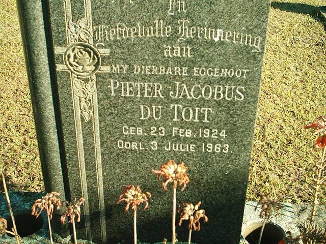 TOIT Pieter Jacobus, du 1924-1963