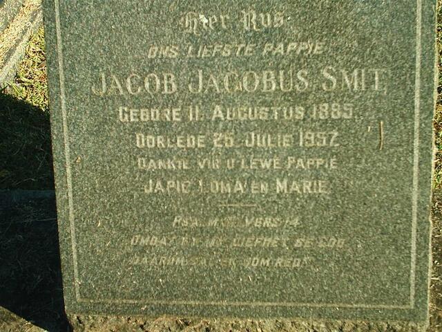 SMIT Jacob Jacobus 1885-1957