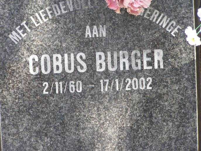 BURGER Cobus 1930-2002
