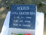 OCKHUIS Anna Gertruida 1905-1996