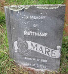 MARÉ Matthiane 1910-1976