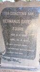 FOURIE Hermanus Barend 1909-1947