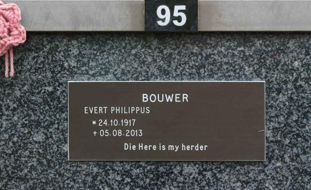 BOUWER Evert Philippus 1917-2013