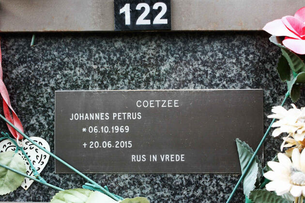 COETZEE Johannes Petrus 1969-2015