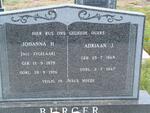 BURGER Adriaan J. 1869-1947 & Johanna H. EYGELAAR 1879-1976