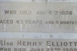 ELLIOTT Henry  -1908 & Caroline -1886