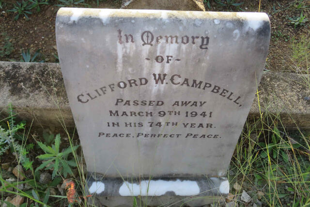 CAMPBELL Clifford W. -1941