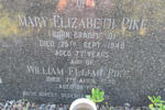 PIKE William Elijah -1946 & Mary Elizabeth BRADFIELD -1940