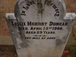 DUNCAN Leslie Murray -1900