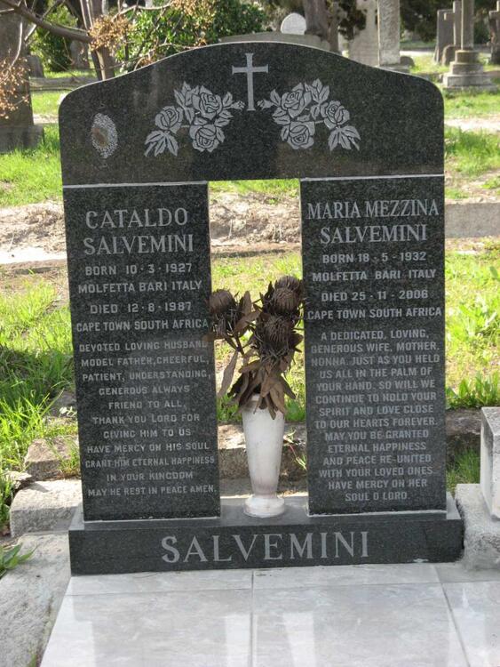 SALVEMINI Cataldo 1927-1987 & Maria Mezzina 1932-2006