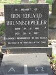 BRUNNSCHWEILER Ben Eduard 1910-1987