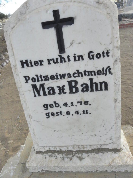 BAHN Max 1876-1911
