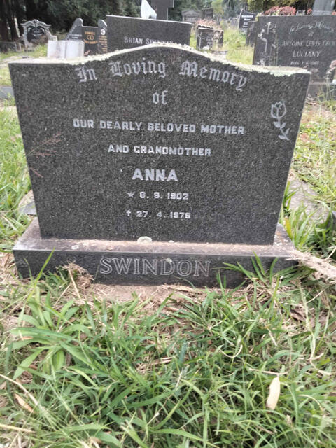 SWINDON Anna 1902-1979